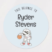 Waterdichte naamlabels voor astronauten labels (Design 1)