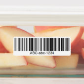 Waterdichte op maat gemaakte barcode label voor el (Aangebracht)