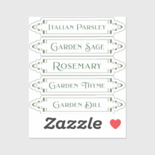 Waterdichte Stickers voor tuin- en tuinlabels