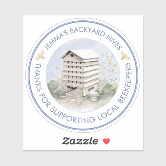 Waterdichte Venster of Auto Imker Honing Sticker (Vel)