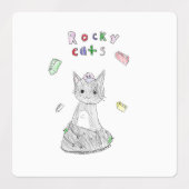 waterdichte vinyl Rocky Cats sticker (Design 2)