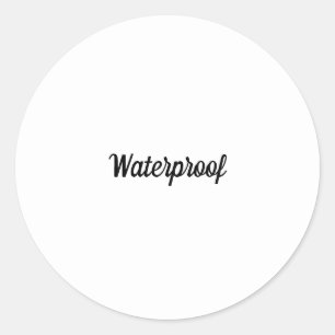 Waterdichte Zwart Witte Spatvrij Pakket Label