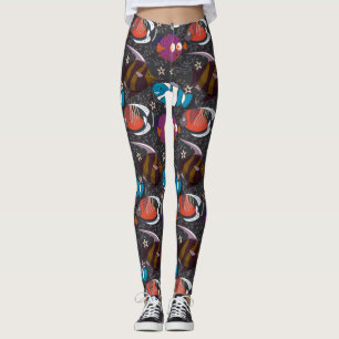 Waterdierenpatroon   oceaan onderwaterleven 43 leggings