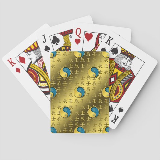 Waterdraak Pokerkaarten (Achterkant)