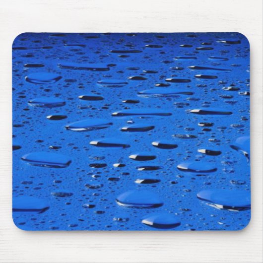 Waterdrops Mousepad Muismat (Voorkant)