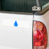 Waterdruplet Bumpersticker (Op Truck)