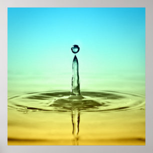Waterdruppel Poster