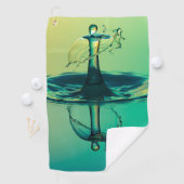 Waterdruppel spatten in water Handdoeken (Insitu)