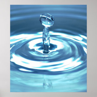 waterdruppelcanvas poster
