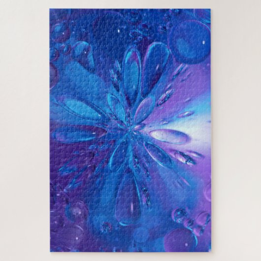 waterdruppelfractale puzzel legpuzzel (Verticaal)