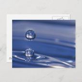 Waterdruppels Briefkaart (Voorkant / Achterkant)