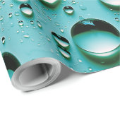 Waterdruppels Cadeaupapier (Rol Hoek)