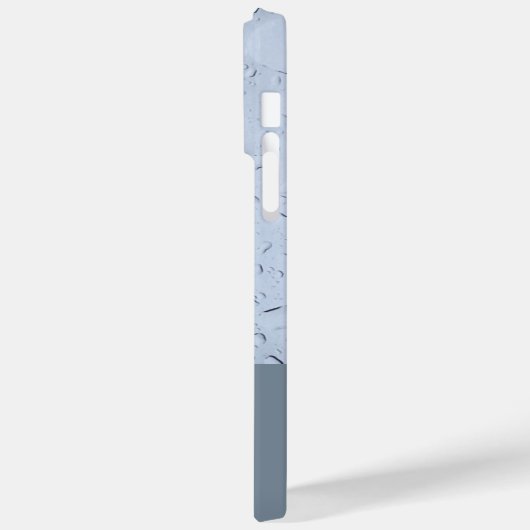 Waterdruppels Fotogrammen Initiaal Aangepaste naam Case-Mate iPhone Case (Achterkant / Links)