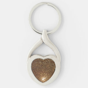 Waterdruppels hartketting sleutelhanger
