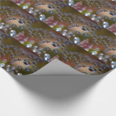 Waterdruppels in beweging cadeaupapier (Hoek)
