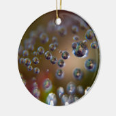 Waterdruppels in beweging keramisch ornament (Links)