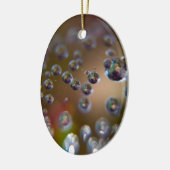 Waterdruppels in beweging keramisch ornament (Links)