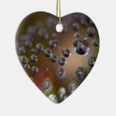 Waterdruppels in beweging keramisch ornament (Rechts)