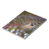 Waterdruppels in beweging notitieblok (Gedraaid)