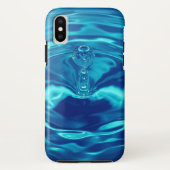 Waterdruppels iPhone X stevige telefoontas Case-Mate iPhone Case (Achterkant)