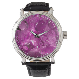 Waterdruppels op bloem, Californië Horloge