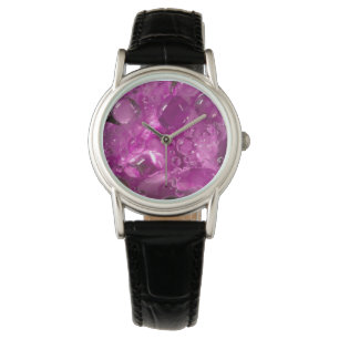 Waterdruppels op bloem, Californië Horloge
