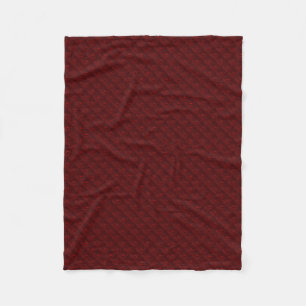 Waterdruppels op Crimson Metal Fleece Deken