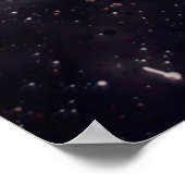 Waterdruppels op glas poster (Hoek)