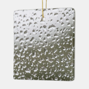 Waterdruppels op glas, Regen druppels op glas Keramisch Ornament
