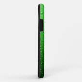 Waterdruppels op groene achtergrond, koel en nat Case-Mate iPhone case (Achterkant/rechts)