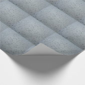 Waterdruppels op ramen, achtergrond met regenachte cadeaupapier (Hoek)