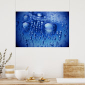 Waterdruppels Poster (Keuken)