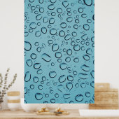 Waterdruppels Poster (Keuken)