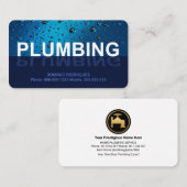 Waterdruppels — reflectie visitekaartje (Voorkant / Achterkant)