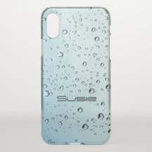 Waterdruppels Regen Onduidelijke iPhoneX Naam Mono