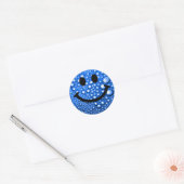 Waterdruppels Ronde Sticker (Envelop)