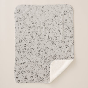 Waterdruppels Sherpa Deken