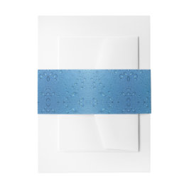 Waterdruppels tegen de blauwe lucht uitnodigingen wikkel