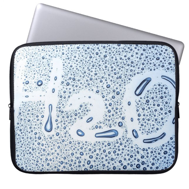 Waterdruppelspiegel H2O Laptop Sleeve (Voorkant)