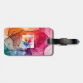 Watered Colour Bagagelabel (Achterkant horizontaal)