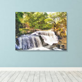 WATERFALEN CANVAS AFDRUK (Insitu (Houten vloer))