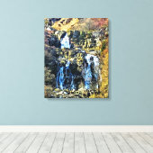 WATERFALEN CANVAS AFDRUK (Insitu (Houten vloer))