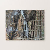 Waterfall and bridge Puzzle Legpuzzel (Horizontaal)