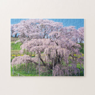 waterfall cherry blossom tree legpuzzel