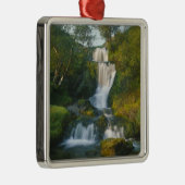 Waterfall, eiland Skye, Schotland Metalen Ornament (Rechts)