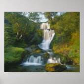 Waterfall, eiland Skye, Schotland Poster (Voorkant)