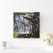 Waterfall gerichte wandklok vierkante klok (Huis)