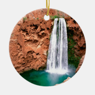 Waterfall Havasupai Mooni Grand Canyon Arizona Keramisch Ornament