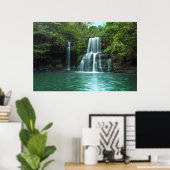 Waterfall Klong Chao | eiland Koh Kood Poster (Thuiskantoor)
