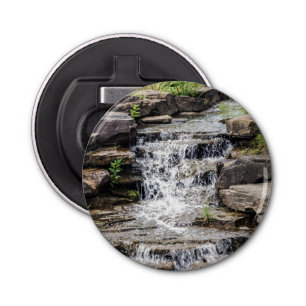 Waterfall Magnet Backed Bottle Open Button Flesopener